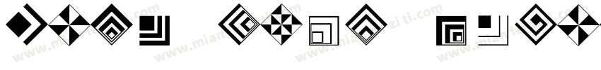 Dark Text Squares字体转换